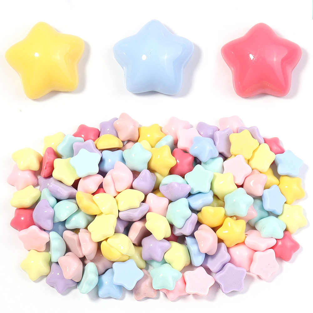 50pcs/lot 16mm Colorful Star R - Embellish Craft ulasan dan harga