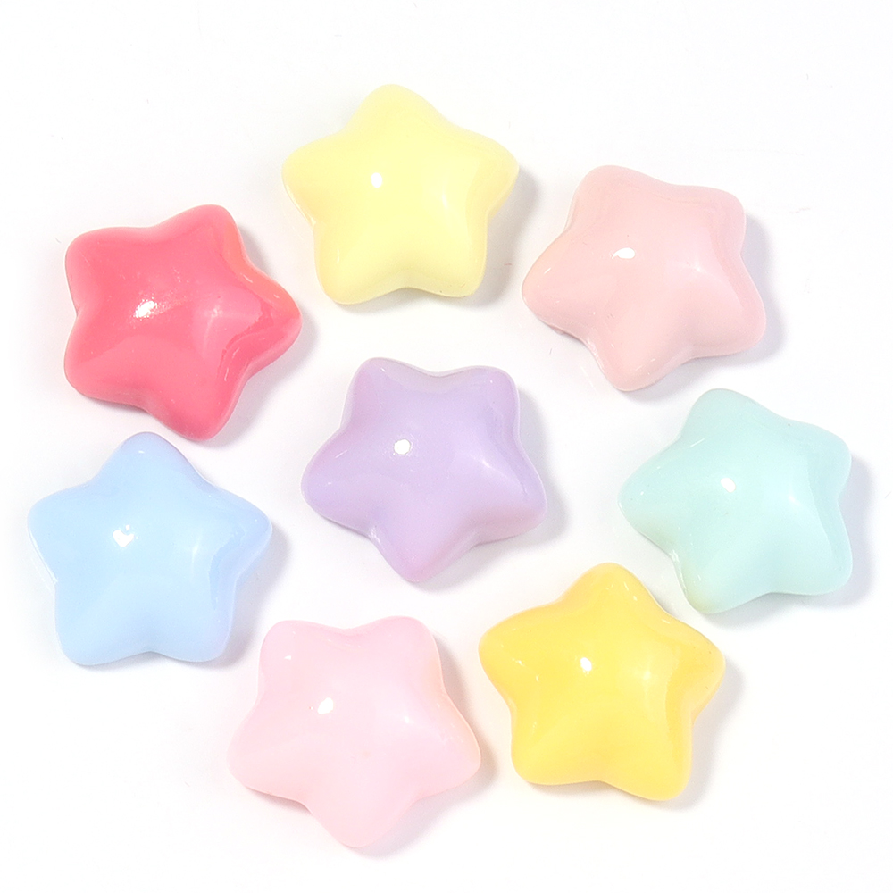 50pcs/lot 16mm Colorful Star R - Embellish Craft ulasan dan harga