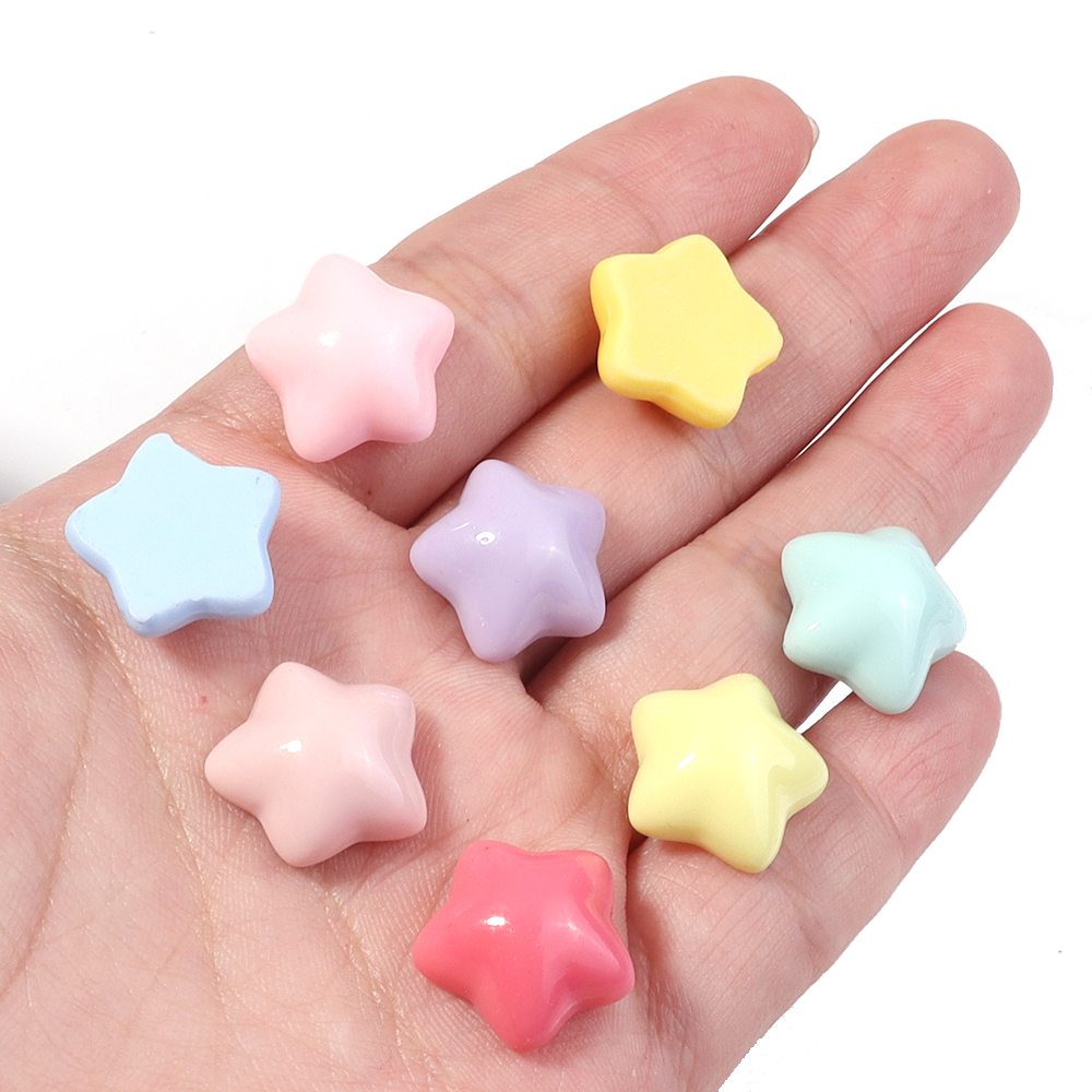 50pcs/lot 16mm Colorful Star R - Embellish Craft ulasan dan harga