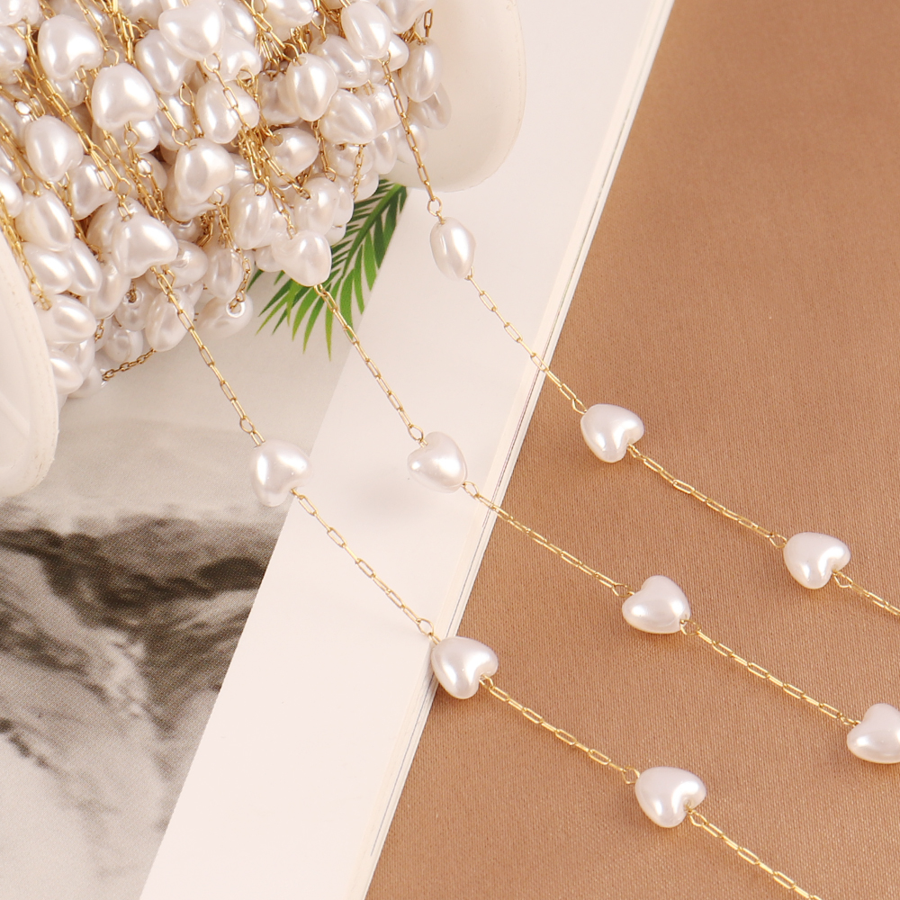 1Meters Stainless Steel Chain  - Pearl Trim Chain ulasan dan harga
