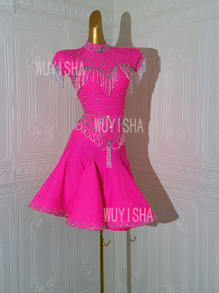 Children's Latin Dance Clothin - Tassel Fringe Trim ulasan dan harga