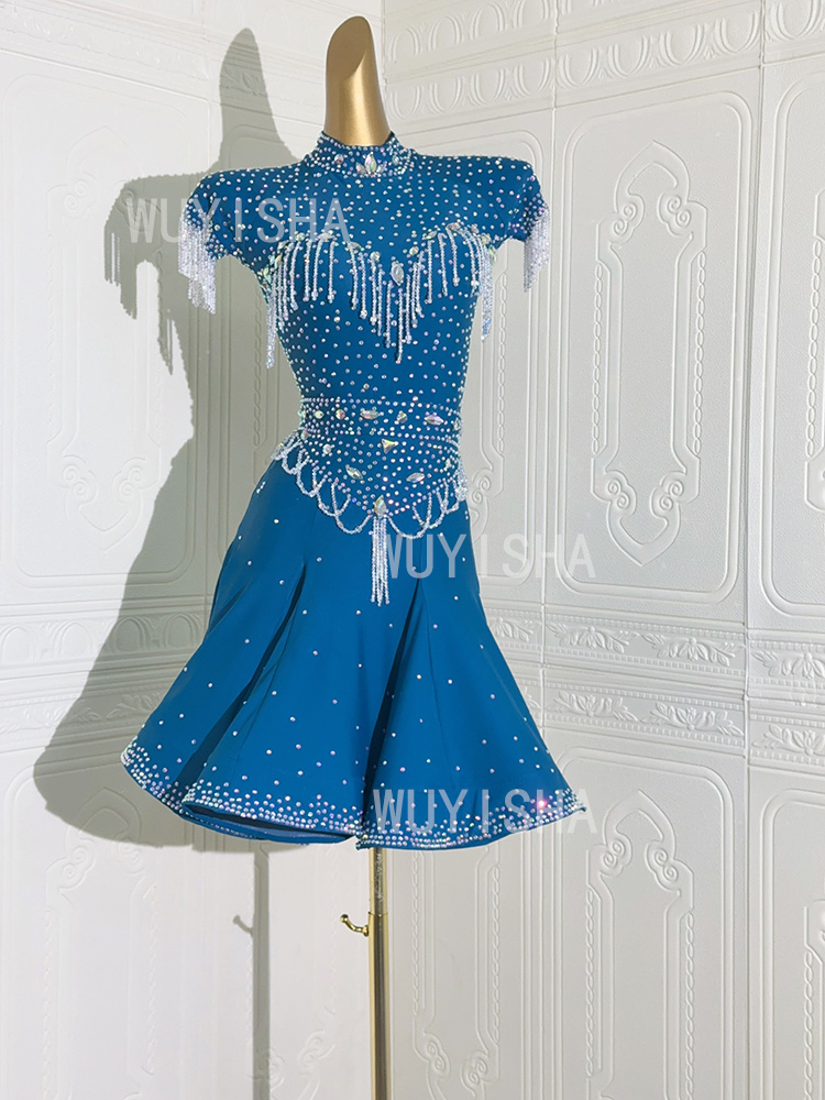 Children's Latin Dance Clothin - Tassel Fringe Trim ulasan dan harga