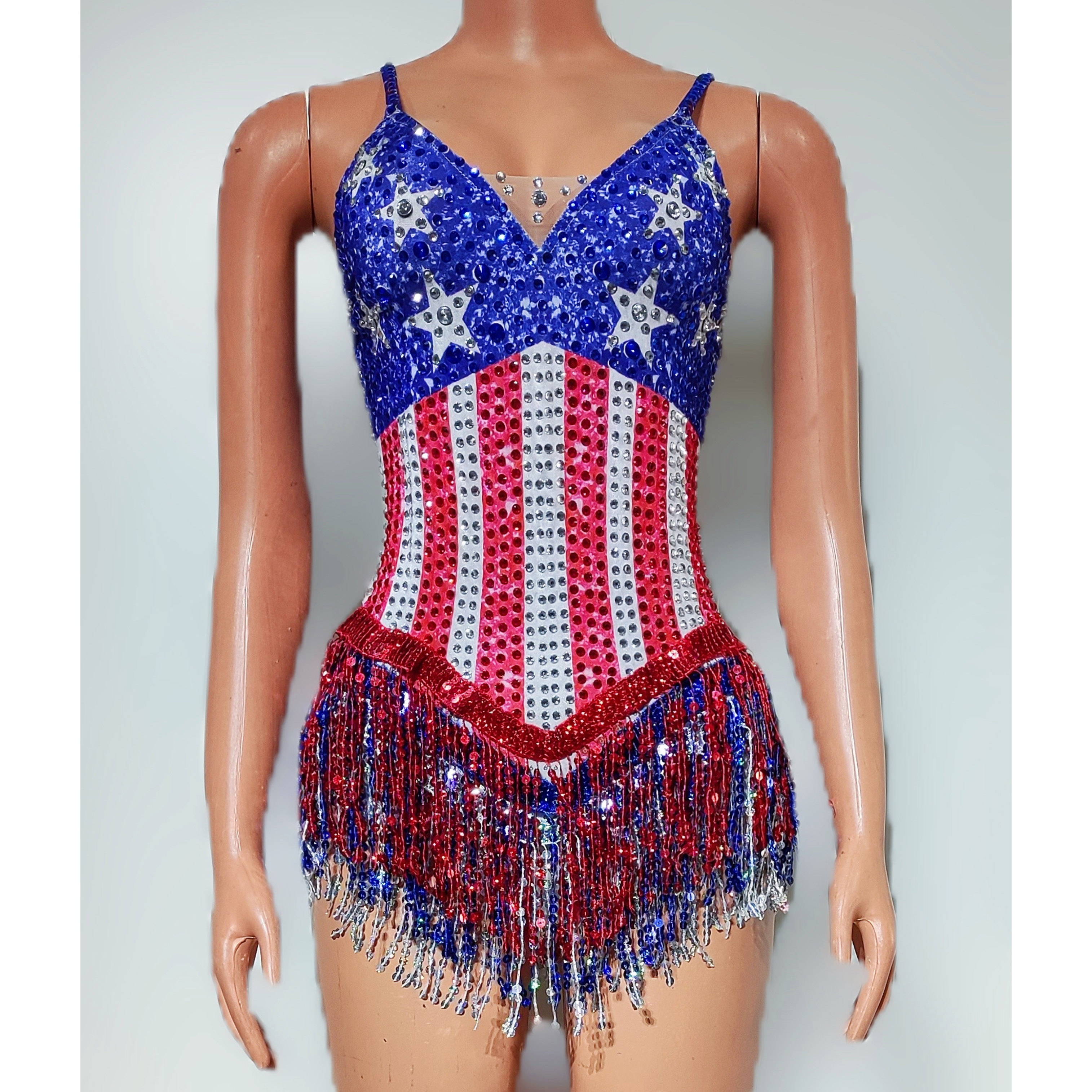 Dance Singer Costume Bar Night - Rhinestone Banding Trim ulasan dan harga