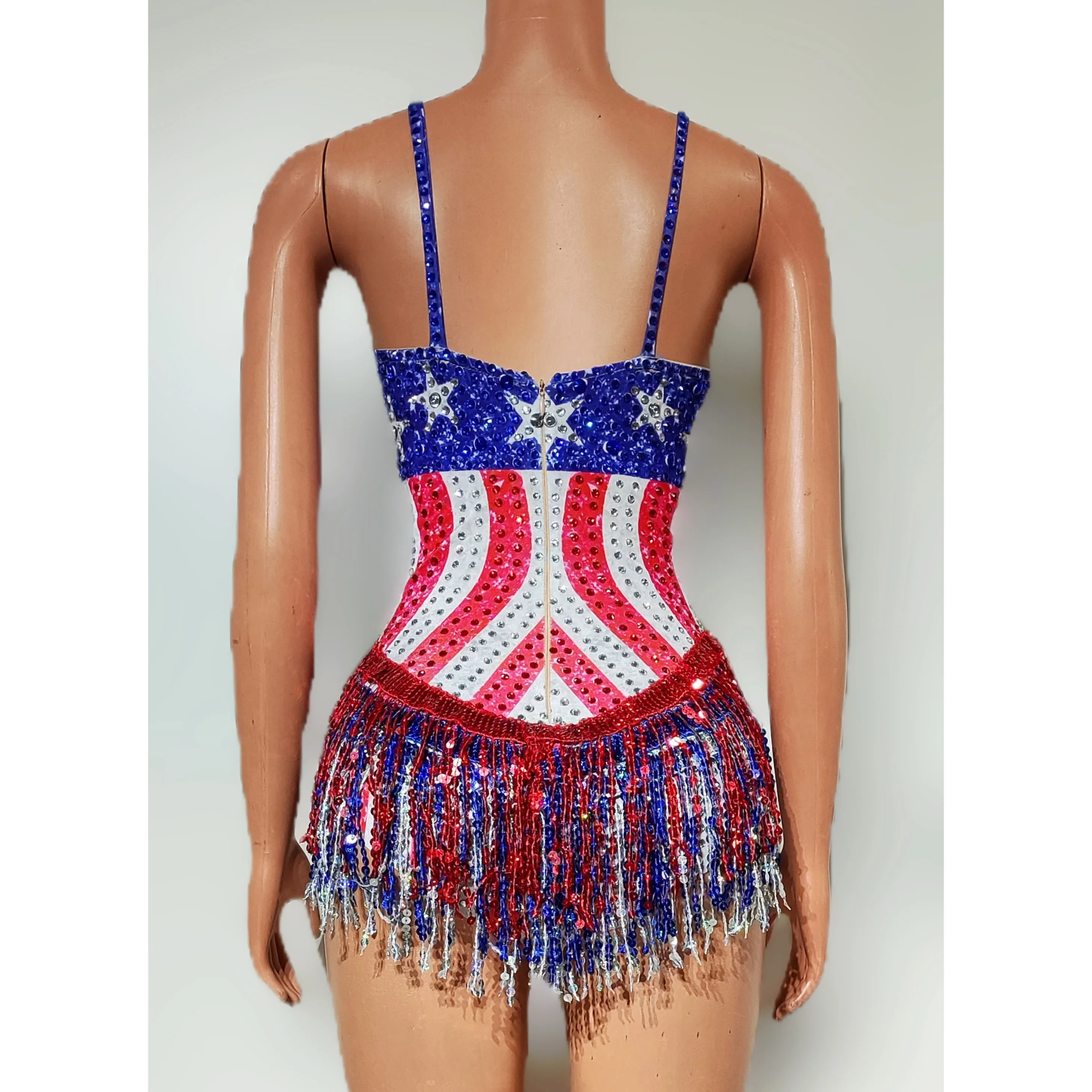 Dance Singer Costume Bar Night - Rhinestone Banding Trim ulasan dan harga