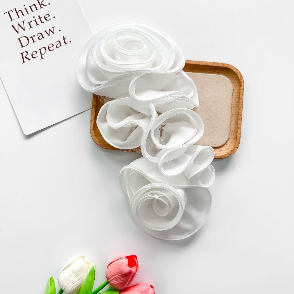 New DIY 3D Floral Decoration S - Applique Patch Flower ulasan dan harga