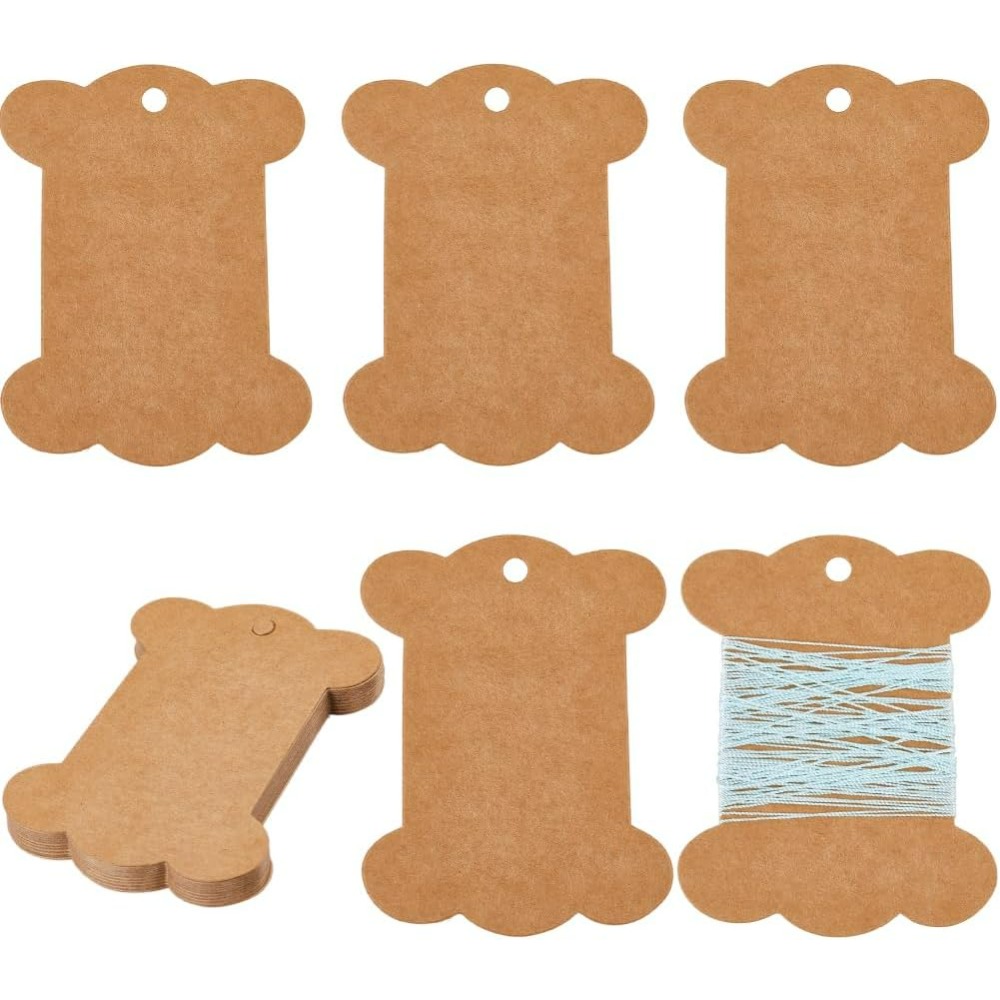 80Pcs Embroidery Thread Cardbo - Organza Ribbon Spool ulasan dan harga