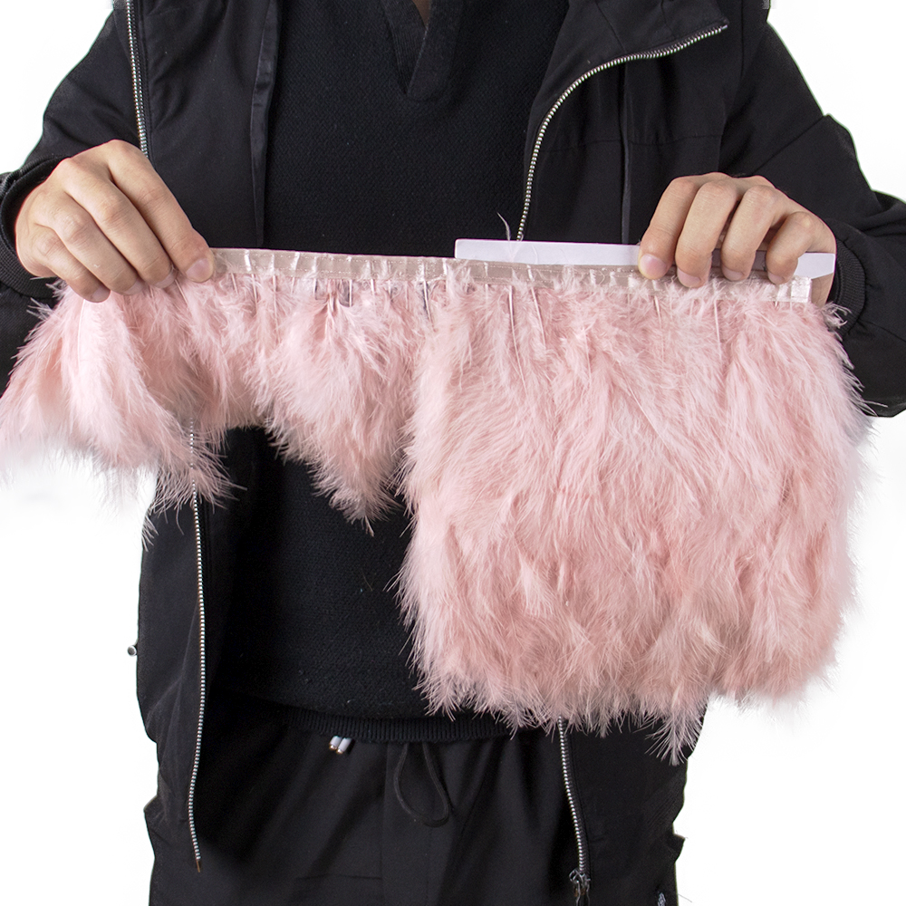 1M Fluffy Turkey Marabou Feath - Feather Trim Marabou ulasan dan harga