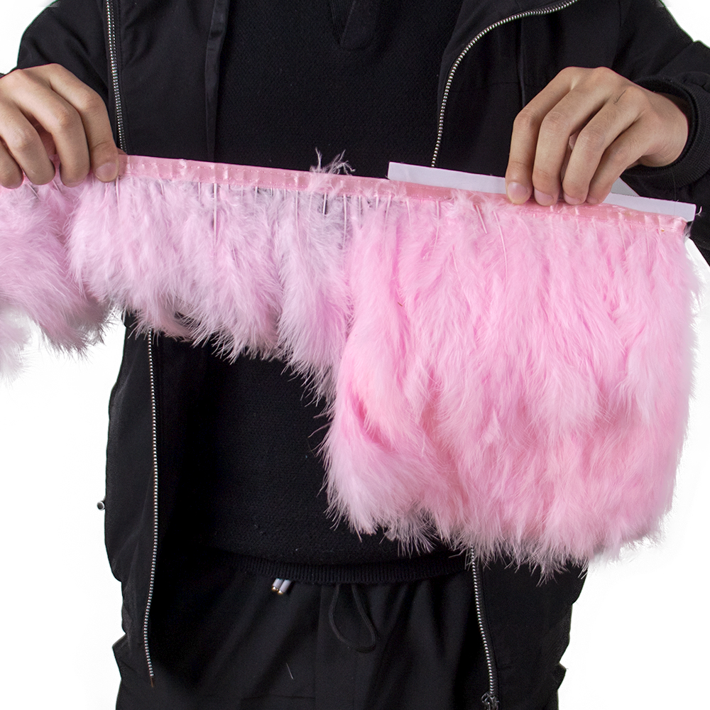 1M Fluffy Turkey Marabou Feath - Feather Trim Marabou ulasan dan harga