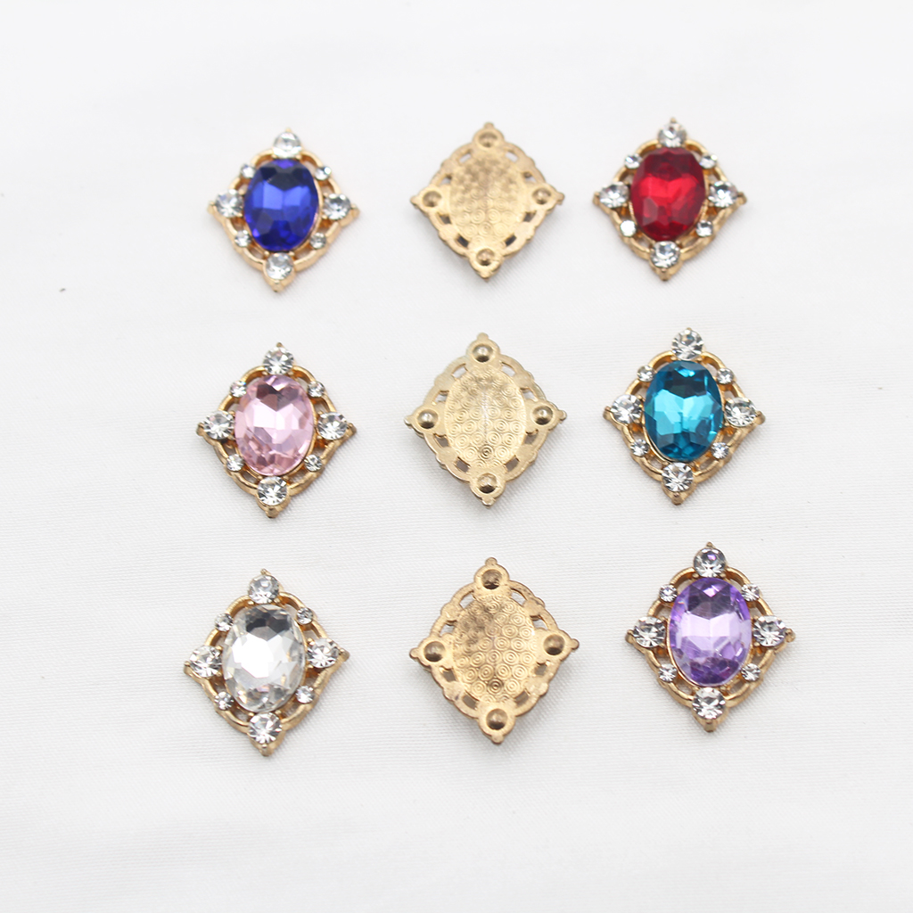 10Pcs Vintage Crystal Sew on C - Sew On Rhinestone ulasan dan harga