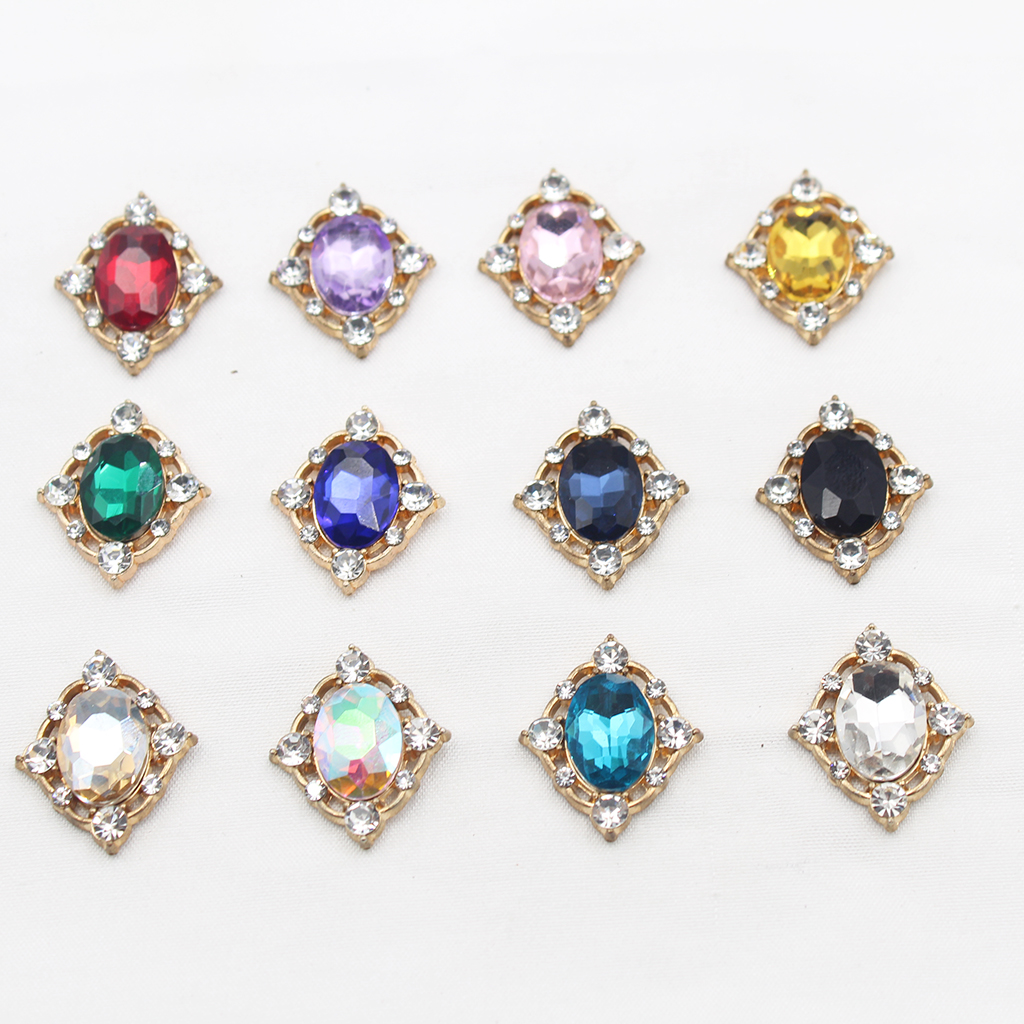 10Pcs Vintage Crystal Sew on C - Sew On Rhinestone ulasan dan harga