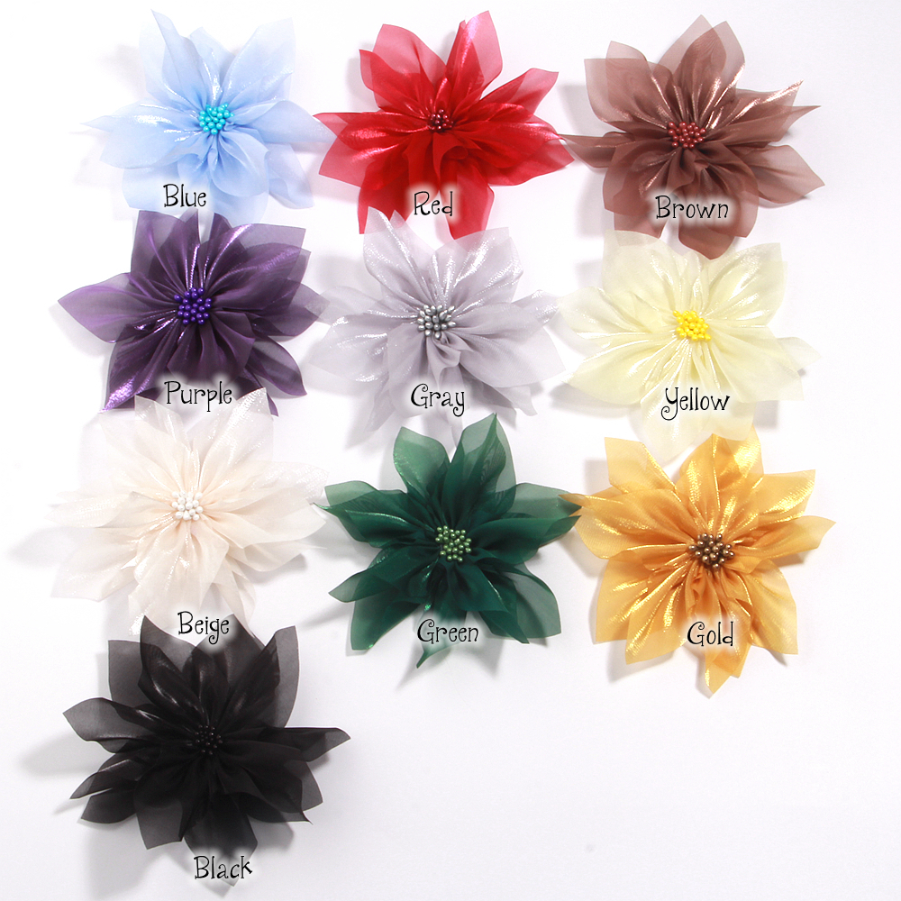 11cm Light Sense Yarn Flower O - Applique Patch Flower ulasan dan harga