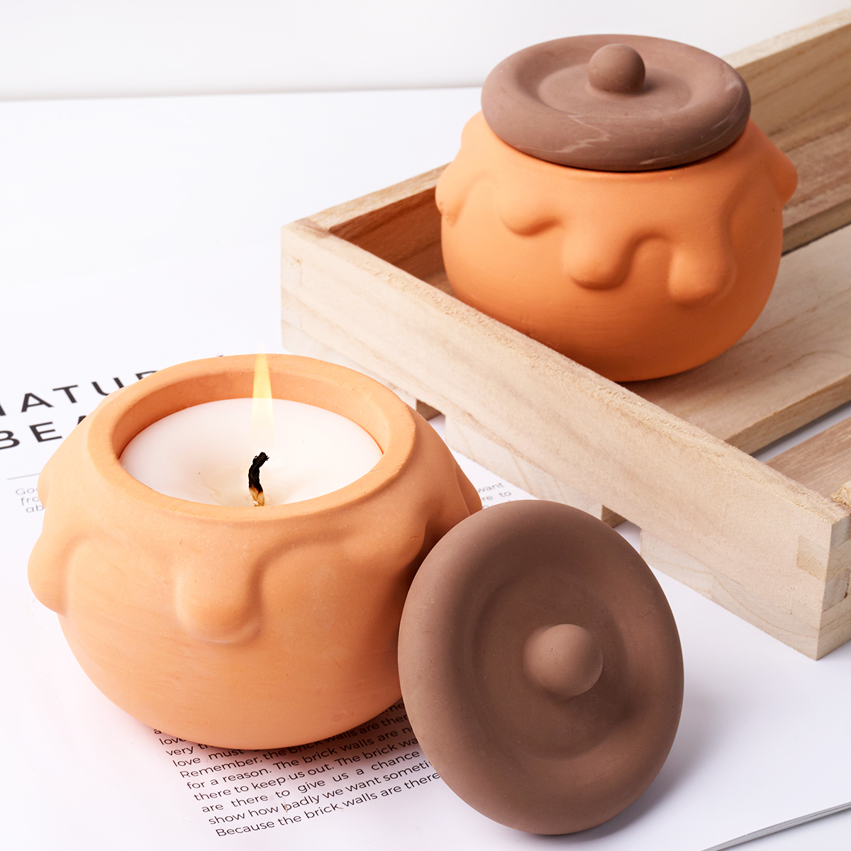 3D Honey Candle Jar Silicone M - Craft Embellishment Storage ulasan dan harga