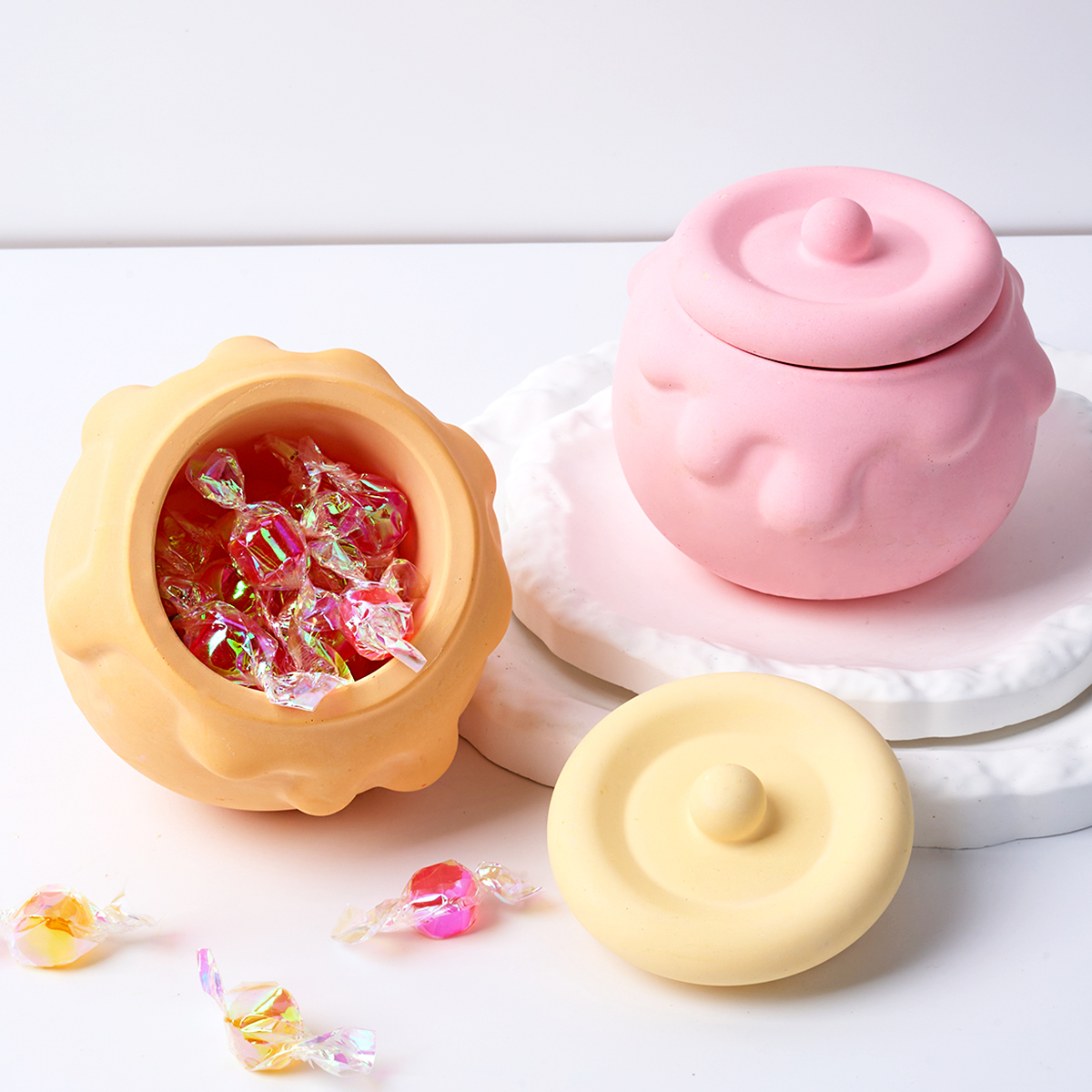 3D Honey Candle Jar Silicone M - Craft Embellishment Storage ulasan dan harga