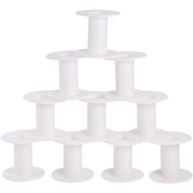20pcs Empty Plastic Spools 2 I - Organza Ribbon Spool ulasan dan harga