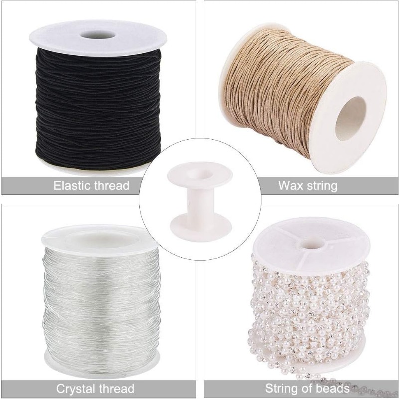 20pcs Empty Plastic Spools 2 I - Organza Ribbon Spool ulasan dan harga