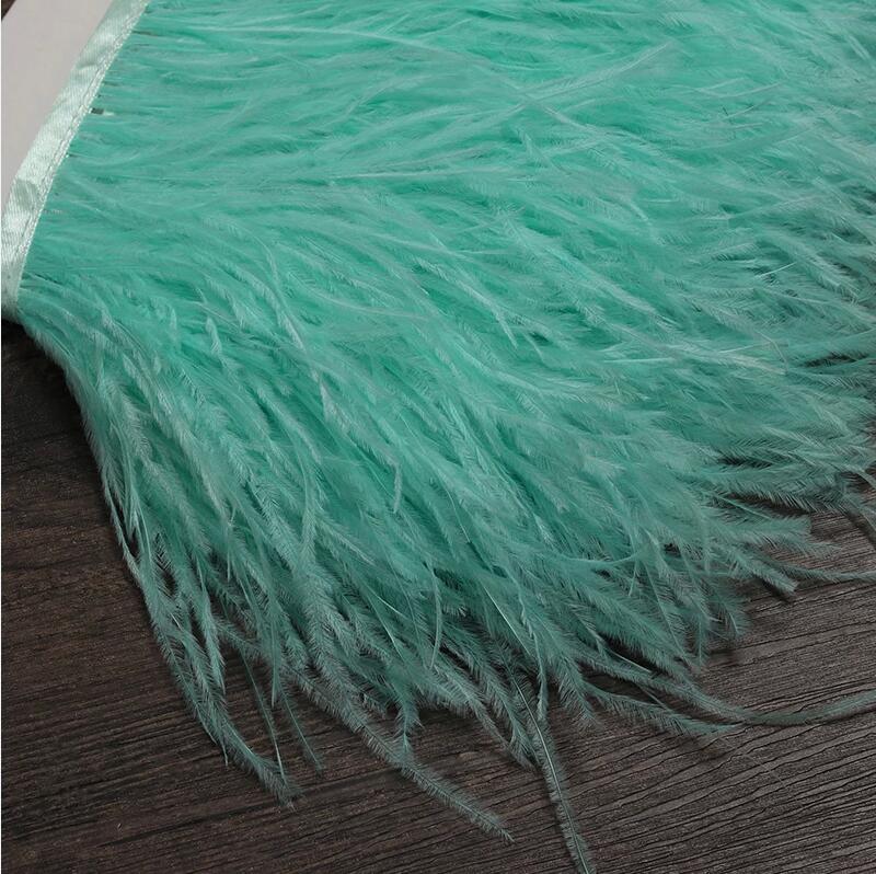 Ostrich Feathers Trim 13-18 CM - Feather Trim Marabou ulasan dan harga