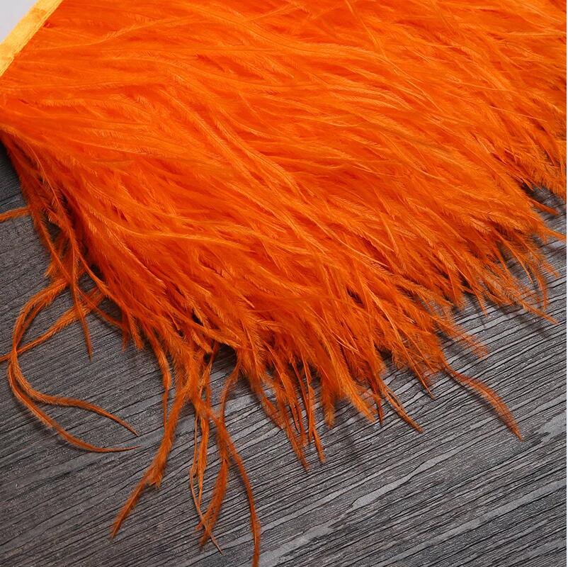 Ostrich Feathers Trim 13-18 CM - Feather Trim Marabou ulasan dan harga