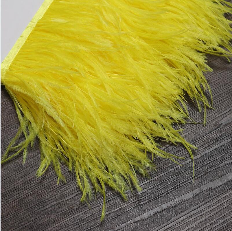 Ostrich Feathers Trim 13-18 CM - Feather Trim Marabou ulasan dan harga