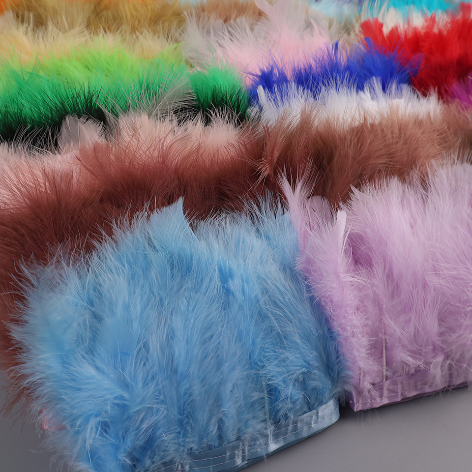 10-15cm Turkey Feathers Trim F - Feather Trim Marabou ulasan dan harga