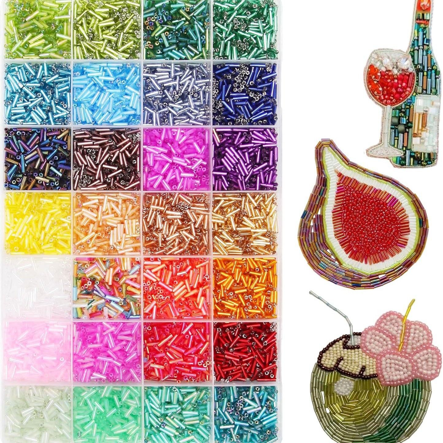 About 6720Pcs/Box 7mm 28 Color - Craft Embellishment Storage ulasan dan harga
