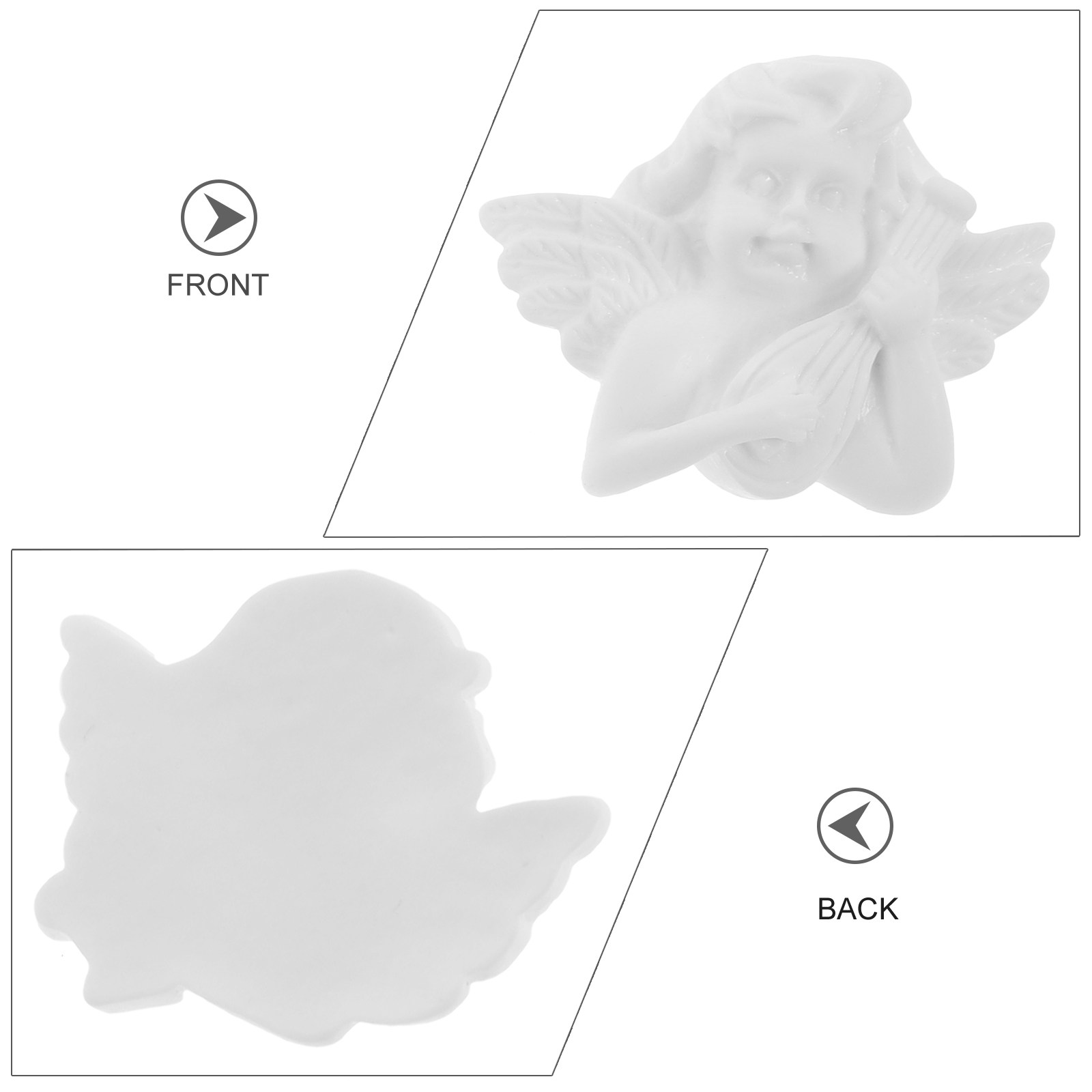 Mini Resin Angel Embellishment - Embellish Craft ulasan dan harga