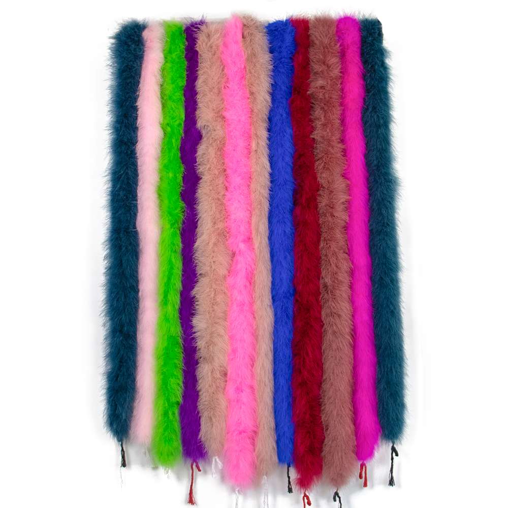 2M 50g Red Fluffy Turkey Marab - Feather Trim Marabou ulasan dan harga