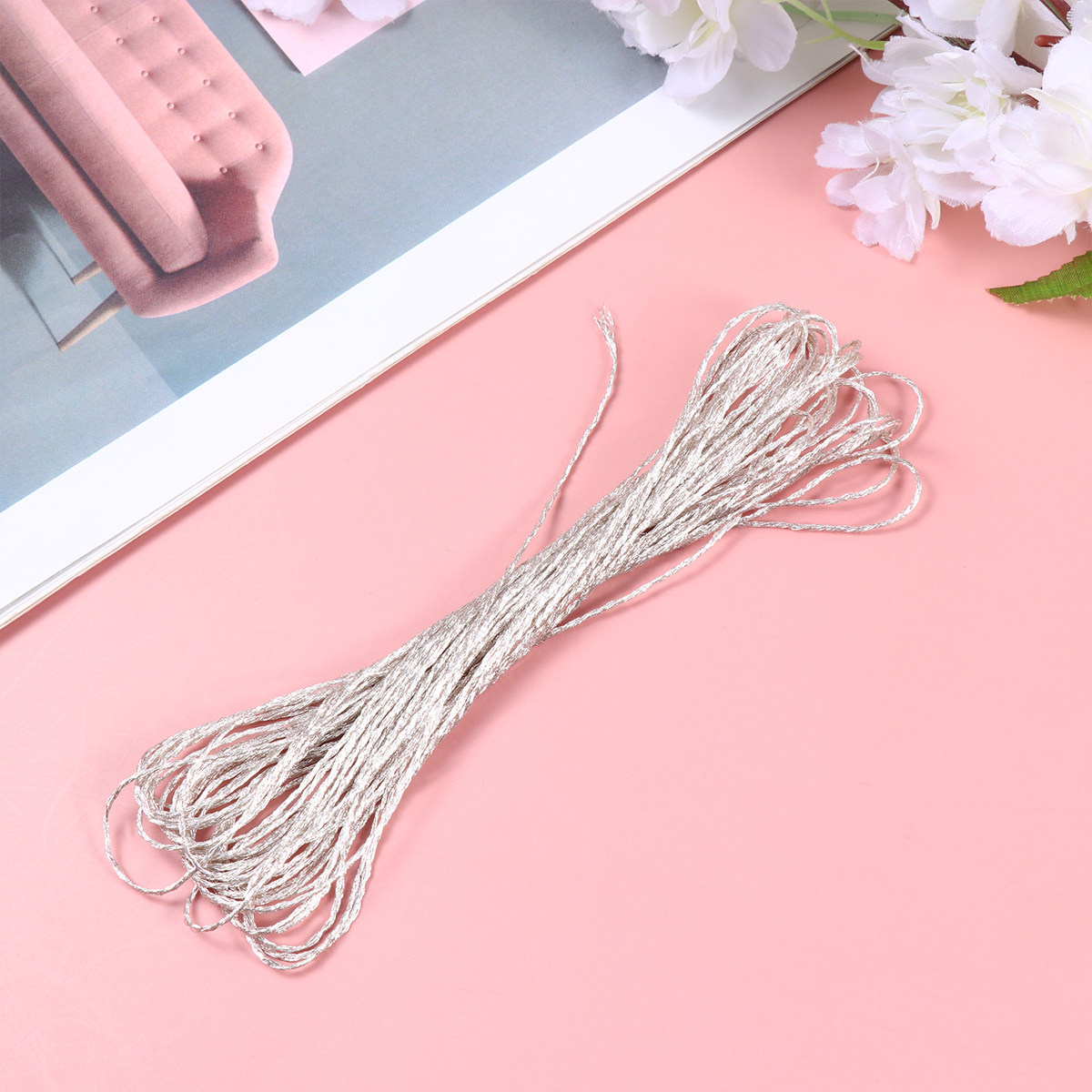 12Pcs Metallic Sewing Thread S - Embroidery Craft ulasan dan harga