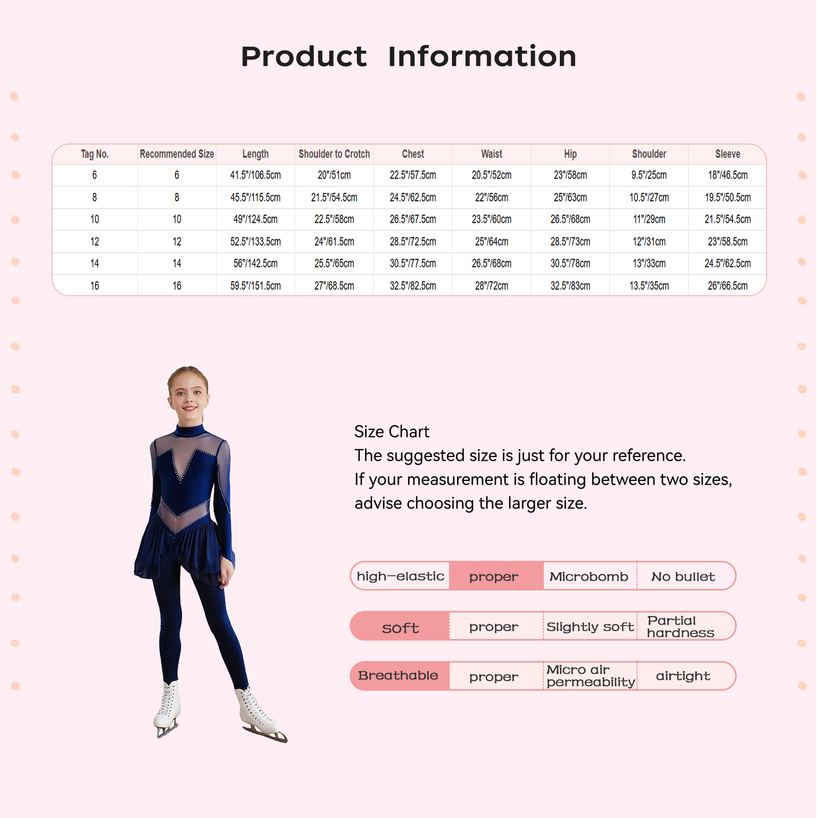 Kids Girls Ballet Dance Jumpsu - Rhinestone Banding Trim ulasan dan harga