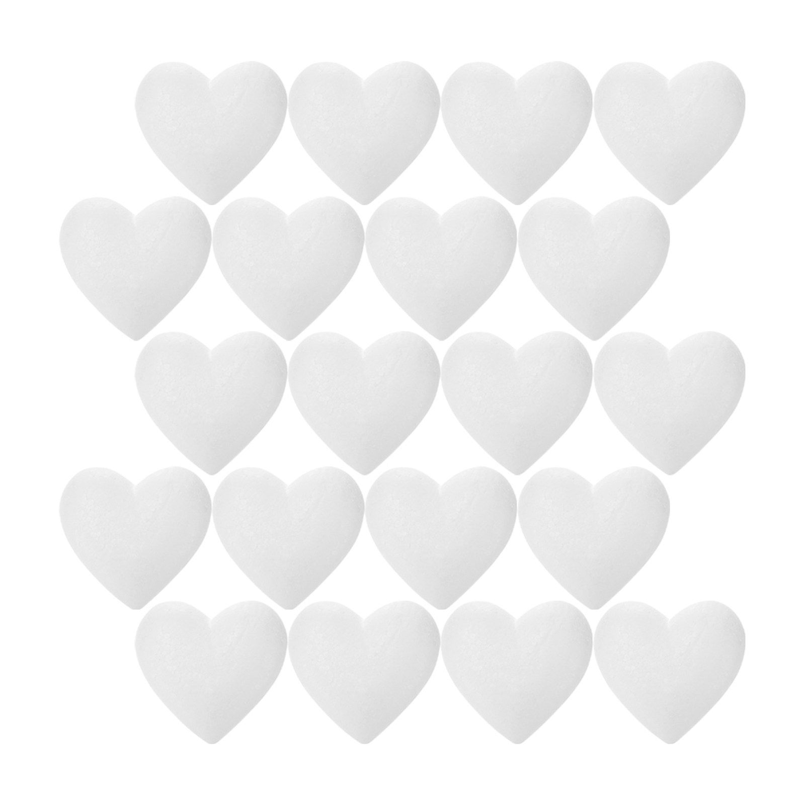 20Pcs Blank Heart Foam Balls L - Embellish Craft ulasan dan harga