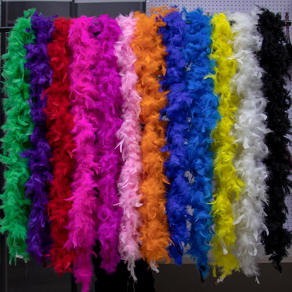 2 Meters Turkey feathers boa 3 - Feather Trim Marabou ulasan dan harga