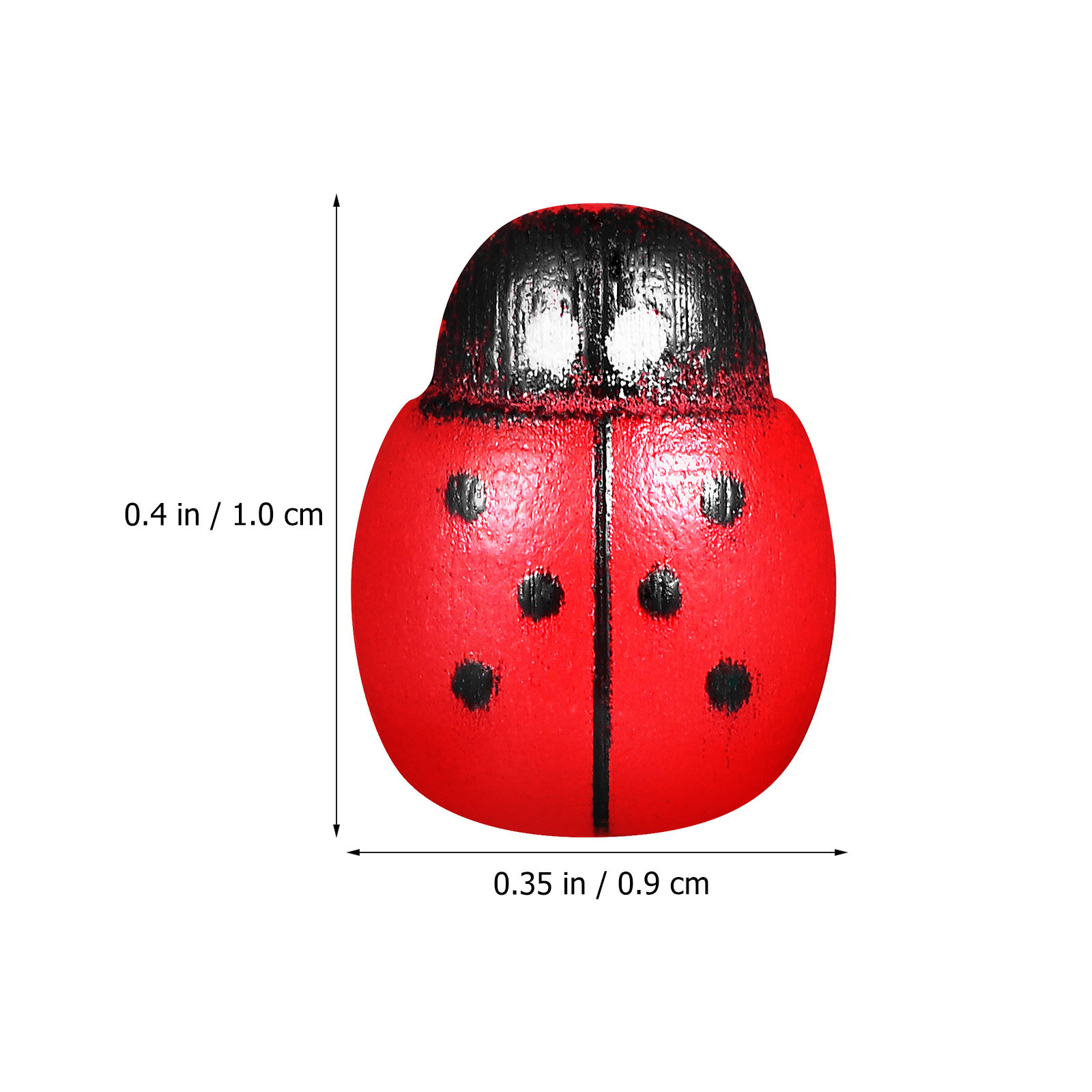 400Pcs Wooden Bee Ladybug Stic - Embellish Craft ulasan dan harga