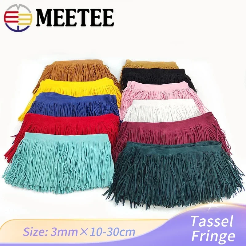 2Meters 10-30cm 3mm Leather Su - Fringe Ribbon Sewing ulasan dan harga