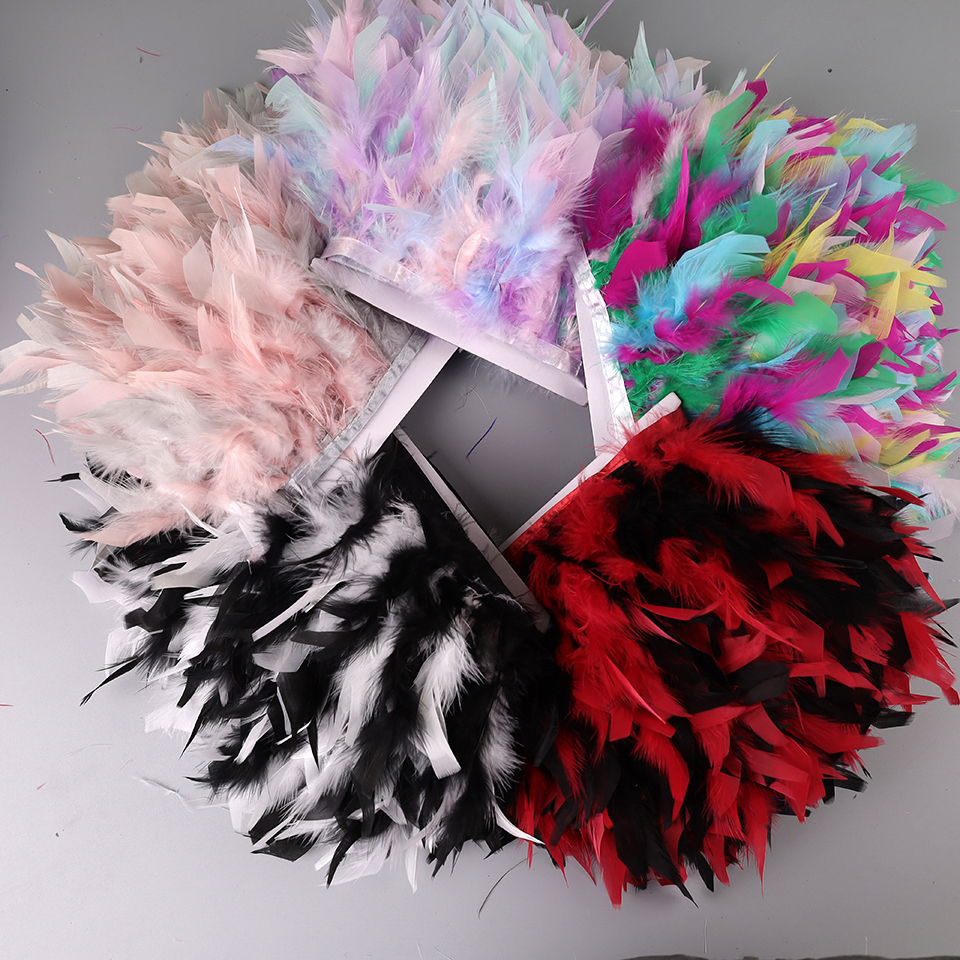 10-15cm Marabou Feathers Trim  - Feather Trim Marabou ulasan dan harga