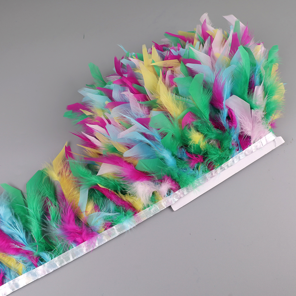 10-15cm Marabou Feathers Trim  - Feather Trim Marabou ulasan dan harga